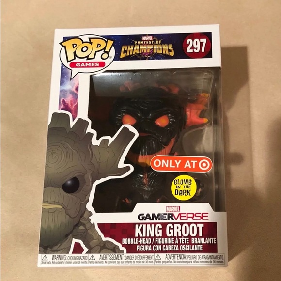 king groot pop glow in the dark